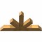 Ekena Millwork Saratoga Rough Sawn Timber Gable Bracket, Western Red Cedar, 60"W x 32"H x 6"D x 6"F, 13/12 Pitch GBW060X32X0606SAR00RWR - alternate 5